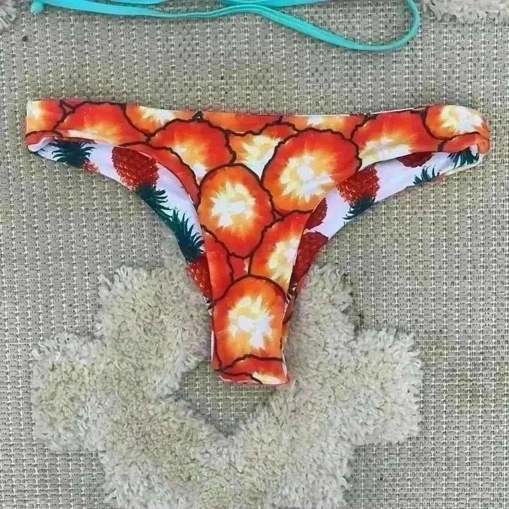 NWOT Fruit Print Reversible Bikini